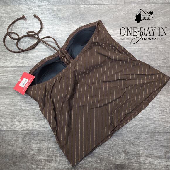 Isaac Mizrahi Halter Padded Top Size S - Picture 5 of 5